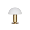 Picture of Table lamp, mushroom, steel alabaster+aluminium finish, ab(s-013), φ26*h30cm, socket:e27*1