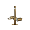 Picture of Floor lamp, mashroom, steel brushed brass, d.60x152.5cm, socket:e27*2