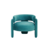Picture of Chair with armrest, euphoria, velvet turquoise, 86x76x67cm