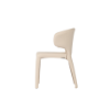 Picture of Chair, emil, back pu hard leather, beige