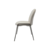 Picture of Chair, kler, boucke cream, two tone grey frame, 59x57x84cm