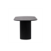 Picture of Dining table, iris, wood black matte, 220x90x75cm