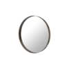 Picture of Wall clear mirror, mia, steel brushed brass, dia.80x8 cm
