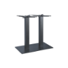 Picture of Table base, cliff, cast iron 180a, textured black powder, indoor-outdoor use, 75x40x72cm