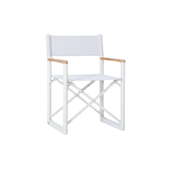 Picture of Chair with armrest, alaro, aluminium white, 57x58x85.5cm
