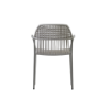 Picture of Chair with armrest, flair, aluminium sand, with cushion taupe, 56x59x79cm