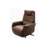Picture of Chair with armrest, nio, pu leather dark grey, 78x86-171x107cm