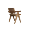 Picture of Chair with armrest, tribute, teak natural, honey, 56x53.5x79cm