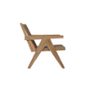 Picture of Lounge chair with armrest, tribute, teak natural, honey, 59.7x84.3x76.8cm
