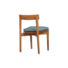 Picture of Chair, leo, teak natural, with cushion acqua marine, 48x53x78.5cm