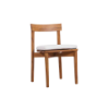 Picture of Chair, leo, teak natural, with cushion titanium, 48x53x78.5cm