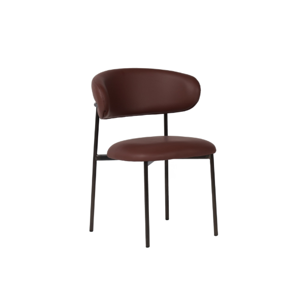 Picture of Side chair, renee, matt bronze, terra, 59x57x82cm