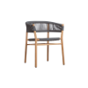 Picture of Chair, roy, teak natural, rattan silver grey, 60x58x72cm