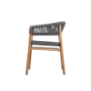 Picture of Chair, roy, teak natural, rattan silver grey, 60x58x72cm