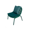 Picture of Lounge chair, sunrise, aluminium green, with cushion green, 71.5x63x73.5cm
