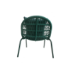 Picture of Lounge chair, sunrise, aluminium green, with cushion green, 71.5x63x73.5cm