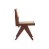 Picture of Side chair, vintage, wood walnut, cream, 48x57x82.5cm