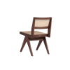 Picture of Side chair, vintage, wood walnut, cream, 48x57x82.5cm