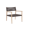 Picture of Lounge chair, mood, teak natural, rattan lava mix, 66x70x76cm