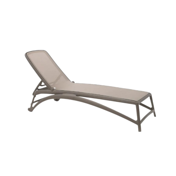 Picture of Sunlounger, atlantico, polypropylene, tortora-tortora, 204x70 cm