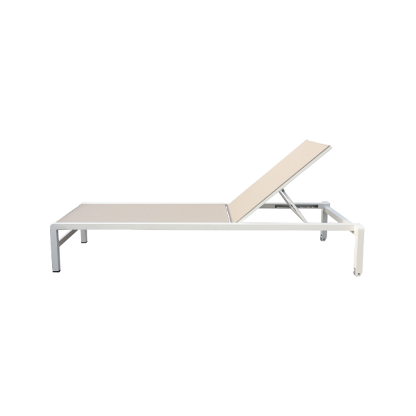 Picture of Sunlonger, borea, aluminium white, 195x78x33cm