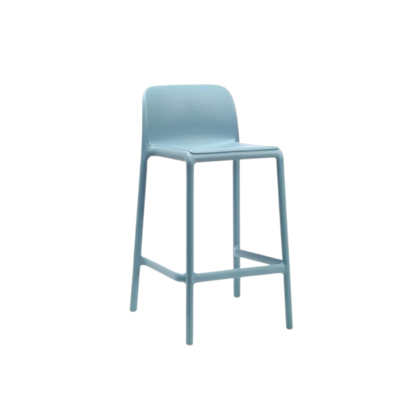 Picture of Mini stool, faro, polypropylene, celeste, 65x49, 5 cm