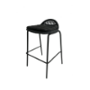 Picture of Counter stool, sunrise, aluminium anthracite, with cushion midnight, 54x49.7x90cm