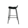 Picture of Counter stool, sunrise, aluminium anthracite, with cushion midnight, 54x49.7x90cm
