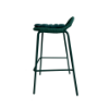 Picture of Counter stool, sunrise, aluminium green, with cushion green, 54x49.7x90cm