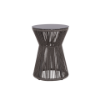 Picture of Side table, vega, aluminium anthracite, rattan lava mix, 43x43x56cm