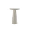 Picture of Side table, pillar, concrete, linen, dia.35.6x53.4cm