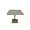Picture of Bar table, bonnie, aluminium dark taupe, with ceramic top cream, 79x79x75cm