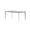 Picture of Dining table square, pixel, aluminium sand, with ceramic table top, 90x160x73cm