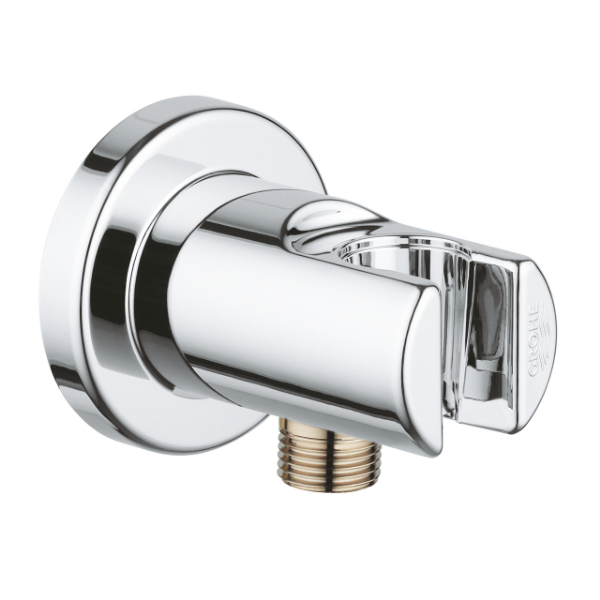 Picture of Shower elbow with wall shower holder 28628000 relexa, grohe , chrome 