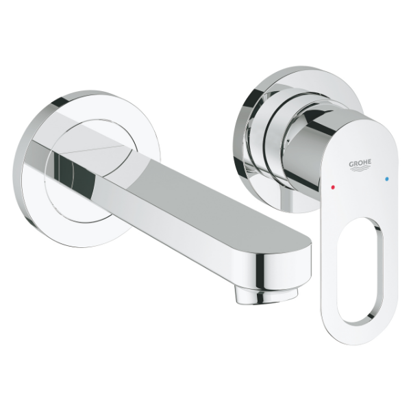 Picture of Basin mixer-wall mounted 20289000 bauloop, grohe, chrome