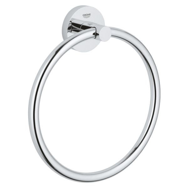 Picture of Towel holder 40365001 essentials, grohe, round, wall mounted, chrome