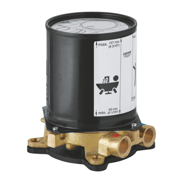 Picture of Concealed body for floor-mounted mixers bath /shower 45984001, grohe, 