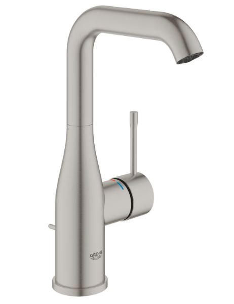 Picture of Single lever basin mixer 24174dc1 essence new ohm, grohe, l size, supersteel