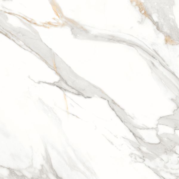 Picture of Floor tile aber calacatta, marble effect, glossy, 60x60