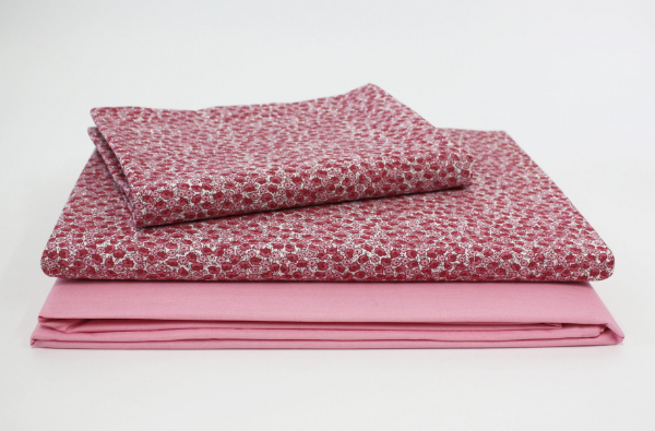 Picture of Bedding set es0034 c2 imperial, dimensions 200x180cm, sheet, duvet cover, pillowcase, pink polka dots