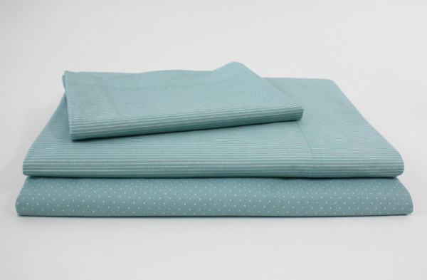 Picture of Bedding set es0118 c1 imperial, dimensions 200x160cm, sheet, duvet cover, pillowcase, sky blue