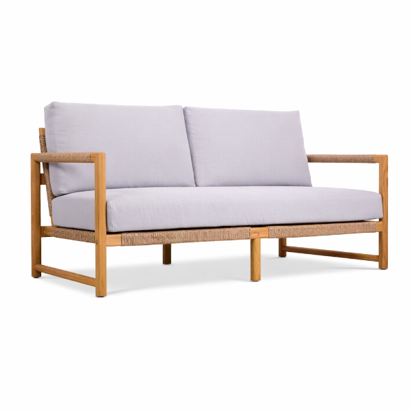 Picture of Sofa 2 seater, cannes, teak natural, 150x84x79cm