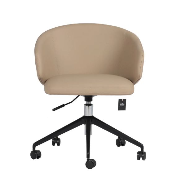 Picture of Office chair, adria, metal beige, wheel black, 62x55x74cm