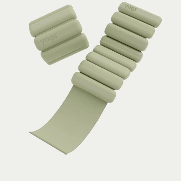 Picture of Yogs 0.5 kg bangles, sage, 33 x 7.5 x 1.5 cm, set 2 pieces