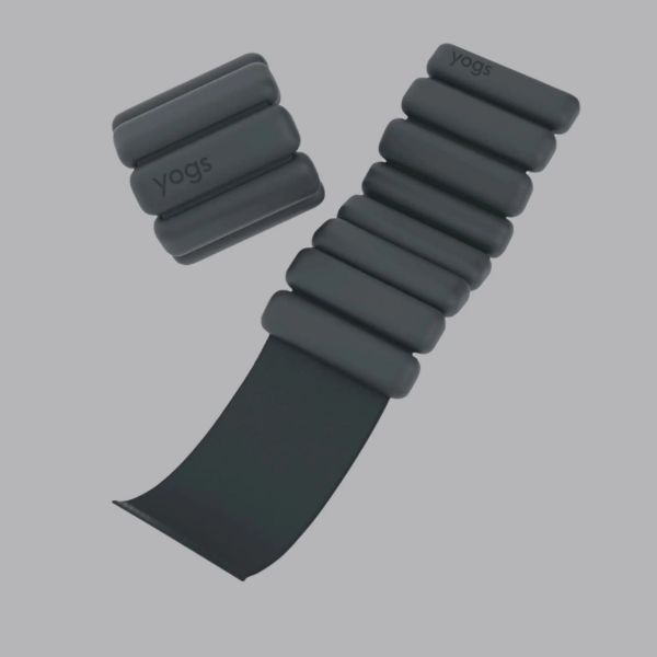 Picture of Yogs 1 kg bangles, charcoal, 34.5 x 9 x 2cm, set 2 pieces