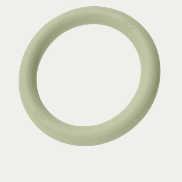 Picture of Yogs 4.5 kg ring, sage, dia. 30.48 x 4 cm