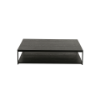 Picture of Coffee table, monti, wood, black matt, 120x120x28cm 