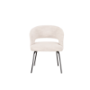 Picture of Chair with armrest, egza,fabric, iron legs, cream, 60x59x75cm 