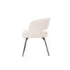 Picture of Chair with armrest, egza,fabric, iron legs, cream, 60x59x75cm 