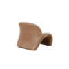 Picture of Lounge chair, ark, leather, marron, 77x82x73cm